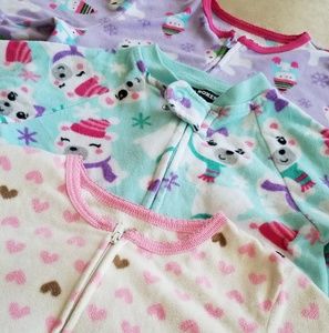 Onesie bundle of 3 girls 4t